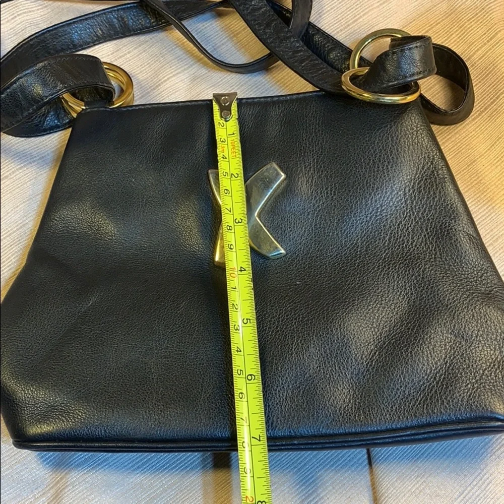 Paloma Picasso Made in Italy leather EVC rare bag